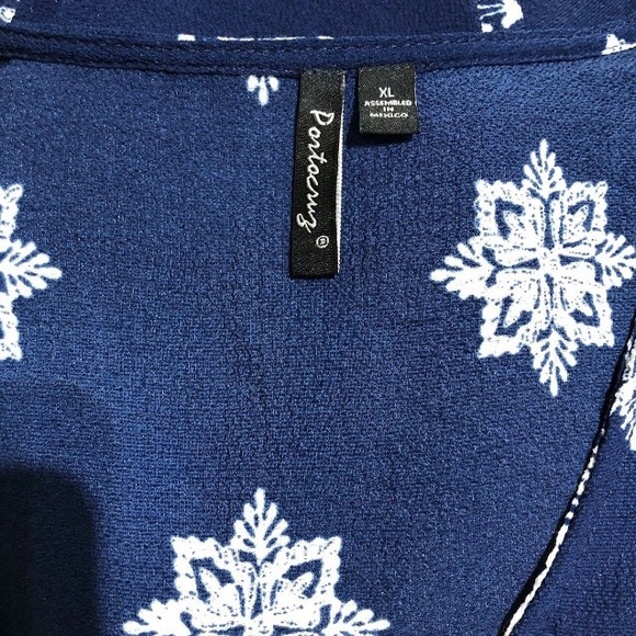 🚨(Must Bundle 3) Portocruz Lattice Front Swim Cover Size XL Navy/White L-2 - Picture 5 of 5